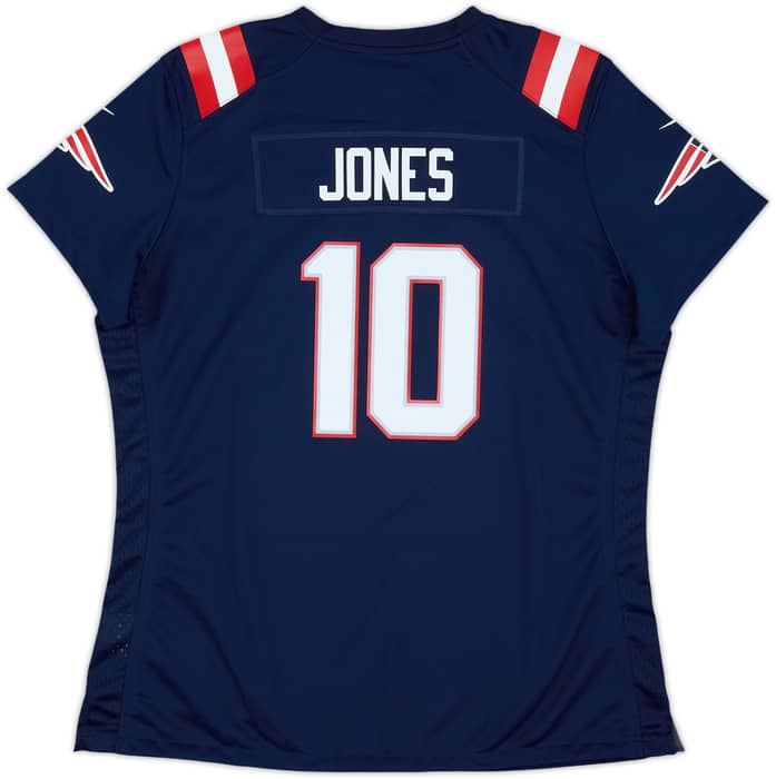 2021-23 New England Patriots Jones #10 Nike Game Home Jersey Womens (XL)