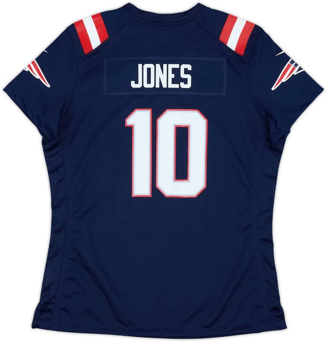 2021-23 New England Patriots Jones #10 Nike Game Home Jersey Womens (L)