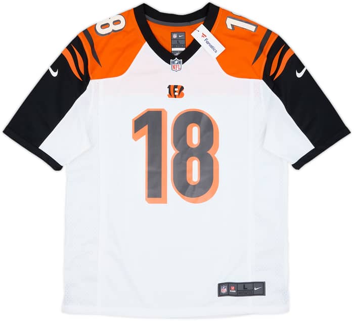 2012-20 Cincinnati Bengals Green #18 Nike Game Away Jersey (L)