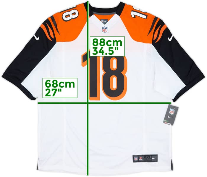 2012-20 Cincinnati Bengals Green #18 Nike Game Away Jersey (XXL)