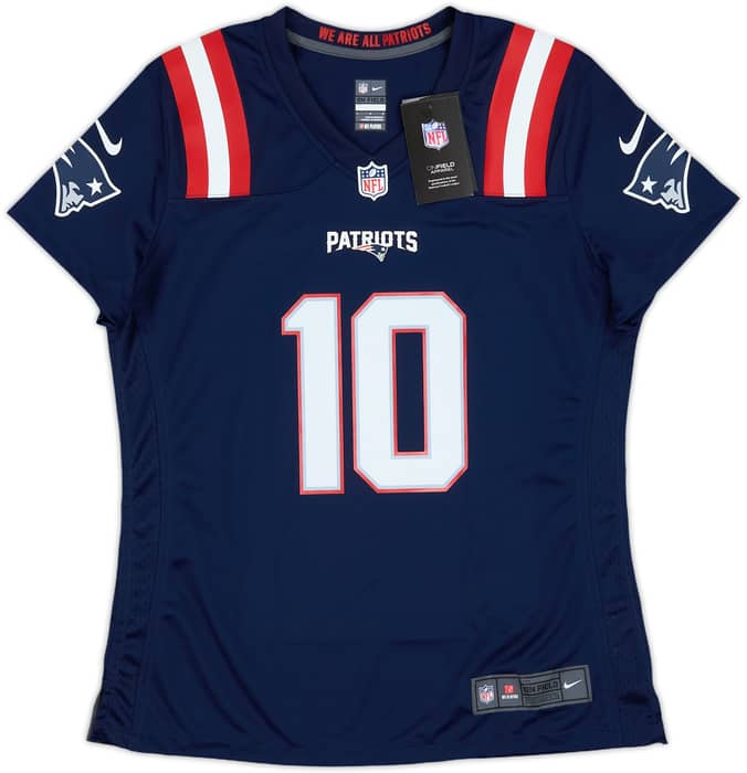 2021-23 New England Patriots Jones #10 Nike Game Home Jersey Womens (L)