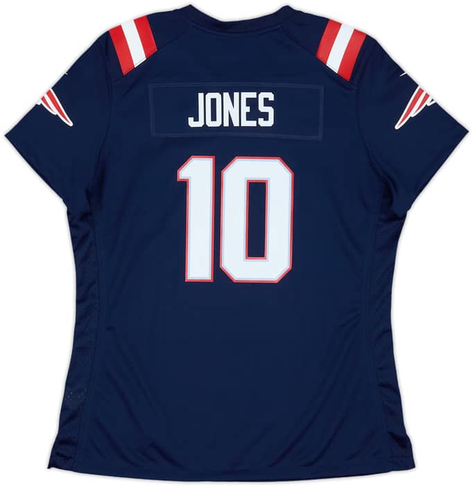 2021-23 New England Patriots Jones #10 Nike Game Home Jersey Womens (L)