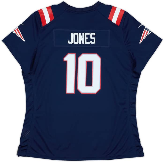 2021-23 New England Patriots Jones #10 Nike Game Home Jersey Womens (XL)