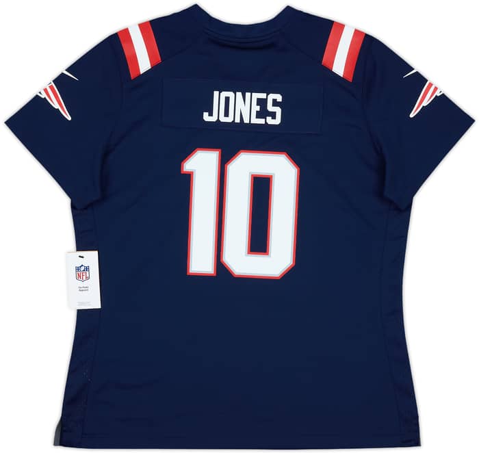 2021-23 New England Patriots Jones #10 Nike Game Home Jersey Womens (XL)