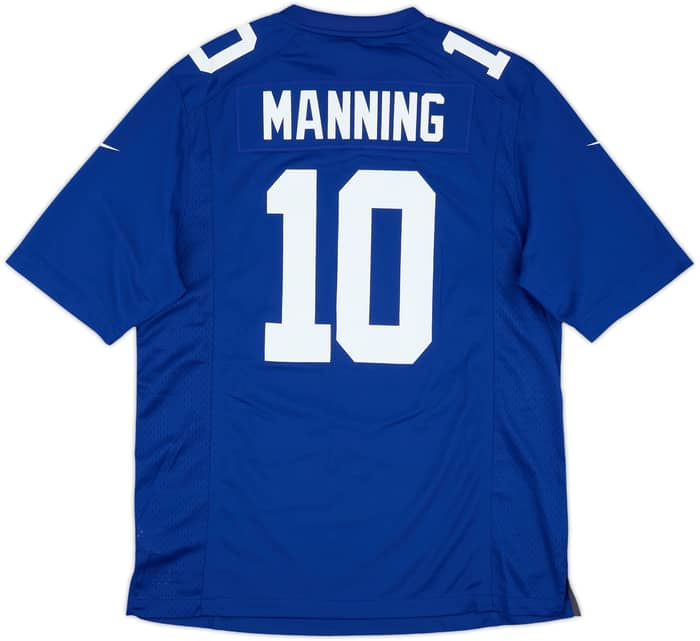 2012-19 New York Giants Manning #10 Nike Game Home Jersey - 6/10 - (L)