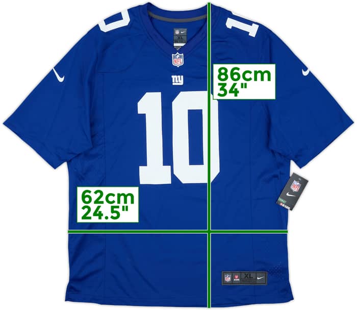 2012-19 New York Giants Manning #10 Nike Game Home Jersey (XL)