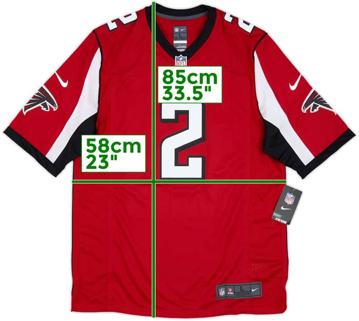 2012-19 Atlanta Falcons Ryan #2 Nike Game Home Jersey (L)