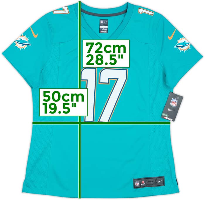 2013-17 Miami Dolphins Tannehill #17 Nike Game Home Jersey Womens (L)