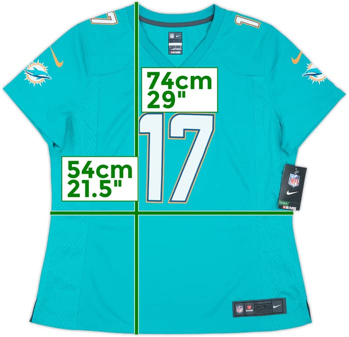 2013-17 Miami Dolphins Tannehill #17 Nike Game Home Jersey Womens (XL)
