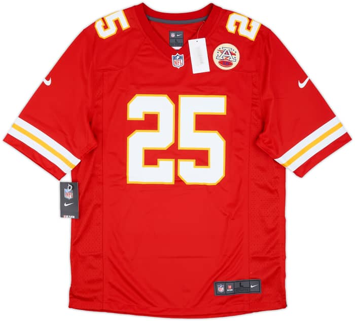 2012-16 Kansas City Chiefs Charles #25 Nike Game Home Jersey (L)