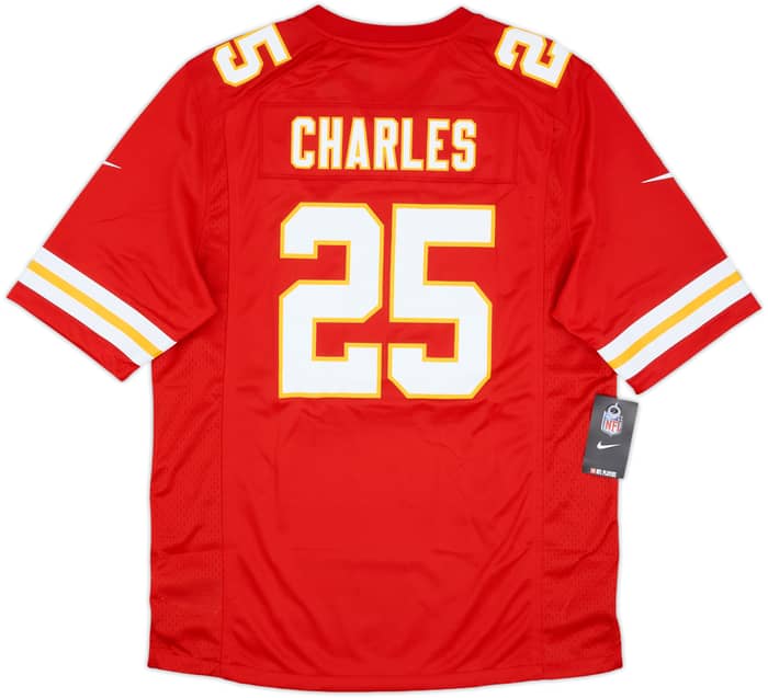 2012-16 Kansas City Chiefs Charles #25 Nike Game Home Jersey (L)