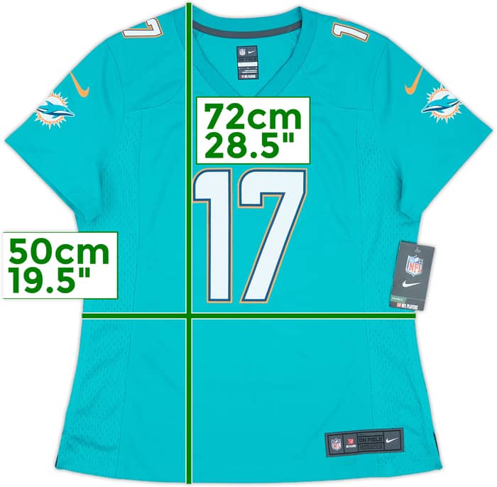 2013-17 Miami Dolphins Tannehill #17 Nike Game Home Jersey Womens (L)