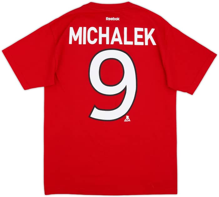 2009-11 Ottawa Senators Michalek #9 Reebok Tee - 9/10 - (M)