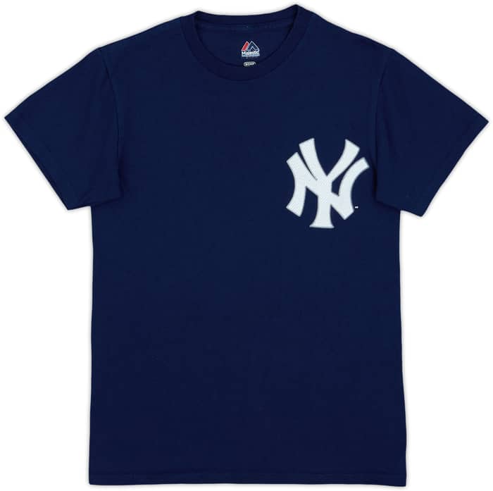 2014 New York Yankees Tanaka #19 Majestic Tee - 9/10 - (S)