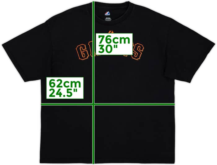 2010 San Francisco Giants Lincecum #55 Majestic Tee x - 9/10 - (XL)