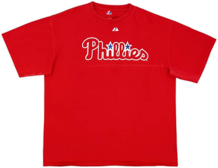 2010 Philadelphia Phillies Utley #26 Majestic Tee - 5/10 - (XL)