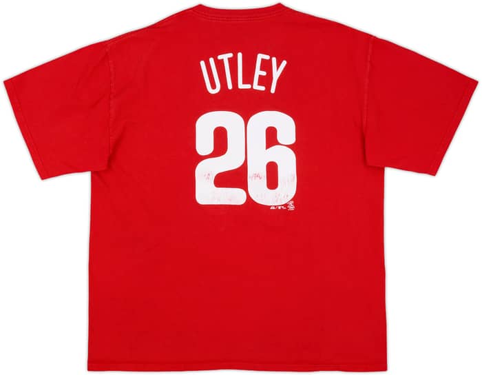 2010 Philadelphia Phillies Utley #26 Majestic Tee - 5/10 - (XL)