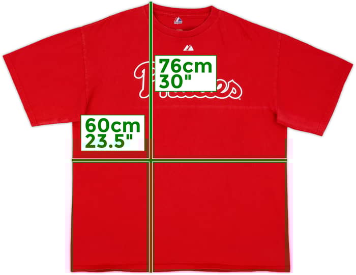 2010 Philadelphia Phillies Utley #26 Majestic Tee - 5/10 - (XL)