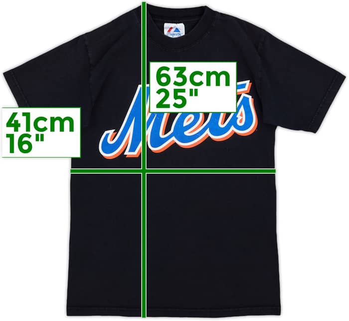 2008 New York Mets Santana #57 Majestic Tee - 7/10 - (M)