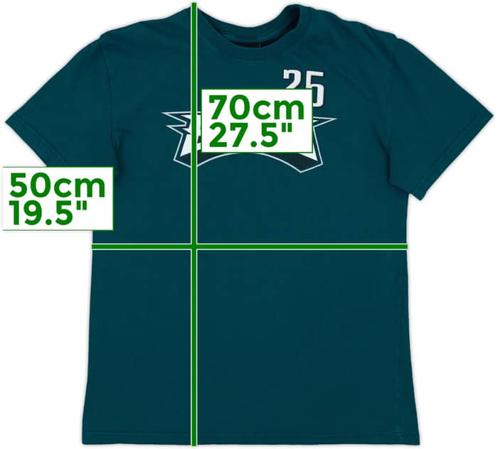 2010-11 Philadelphia Eagles McCoy #25 Reebok Tee - 8/10 - (XL.Boys)