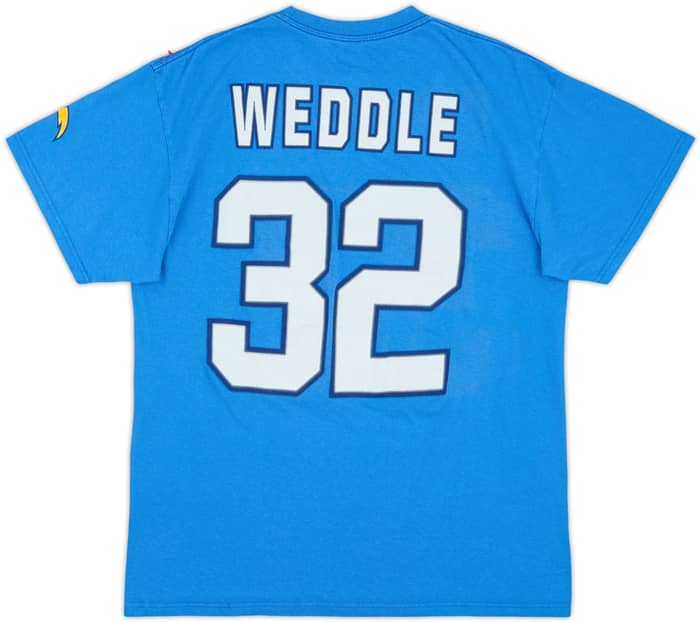 2010 San Diego Chargers Weddle #32 NFL Tee - 8/10 - (L)
