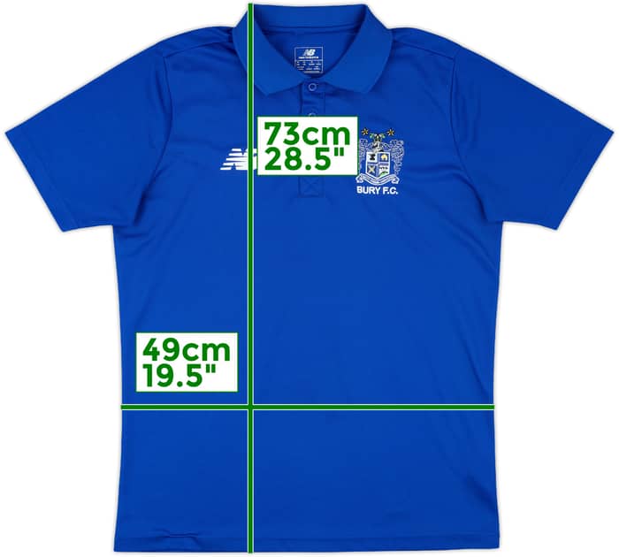 2015-16 Bury FC New Balance Polo Shirt - 7/10 - (M)
