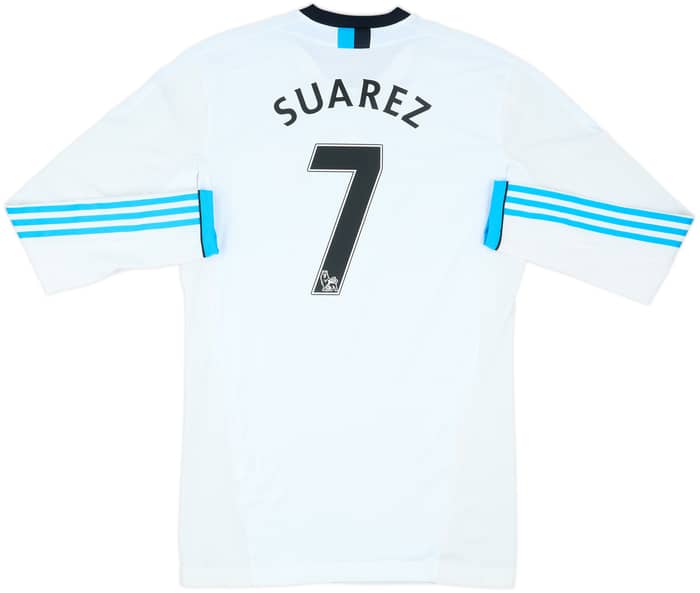 2011-12 Liverpool Player Issue TechFit Third L/S Shirt Suarez #7 - 8/10 - (XXL)