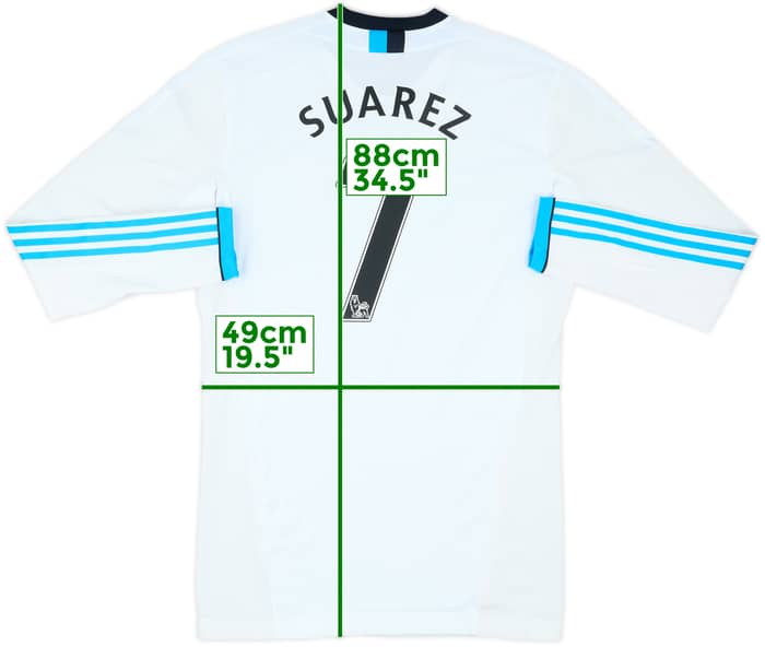 2011-12 Liverpool Player Issue TechFit Third L/S Shirt Suarez #7 - 8/10 - (XXL)