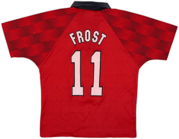 1996-98 Manchester United Home Shirt Frost #11 - 6/10 - (Y)