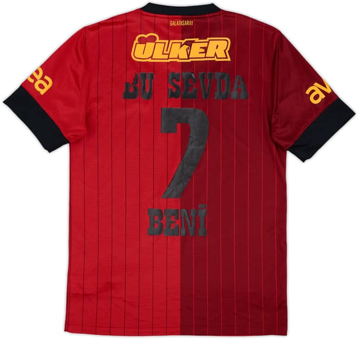 2012-13 Galatasaray Third Shirt Bu Sevda Beni #7 - 5/10 - (S)