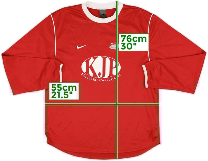 2003-04 Crawley Down Home L/S Shirt #6 - 5/10 - (M)