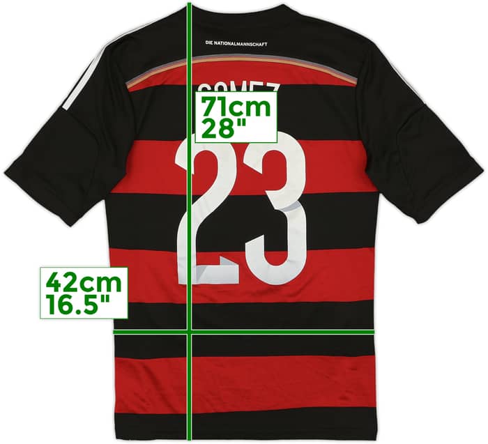 2014-15 Germany Away Shirt Gomez #23 - 8/10 - (XL.Boys)