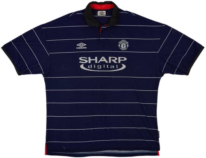 1999-00 Manchester United Away Shirt Scholes #18 - 8/10 - (XXL)