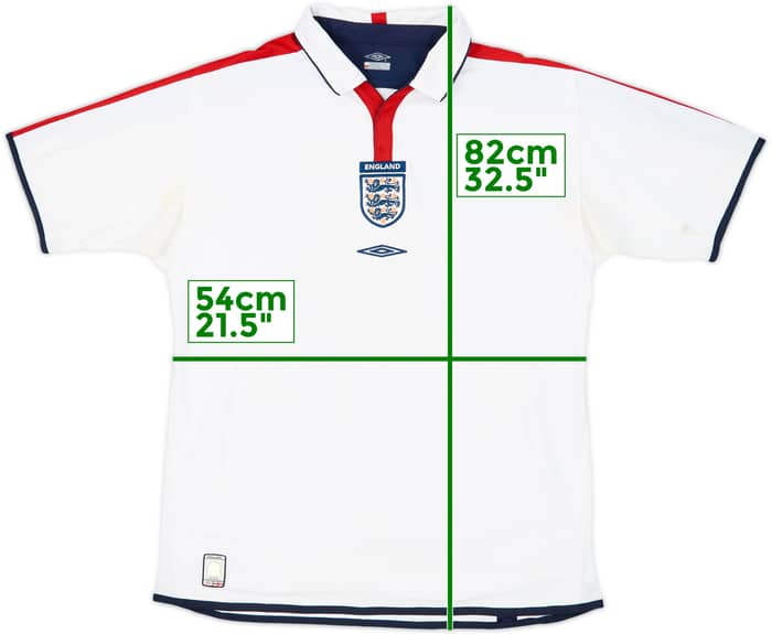2003-05 England Home Shirt - 5/10 - (L)