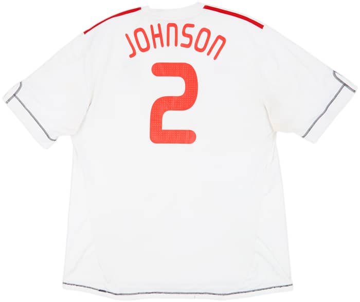 2009-10 Liverpool Third Shirt Johnson #2 - 4/10 - (3XL)
