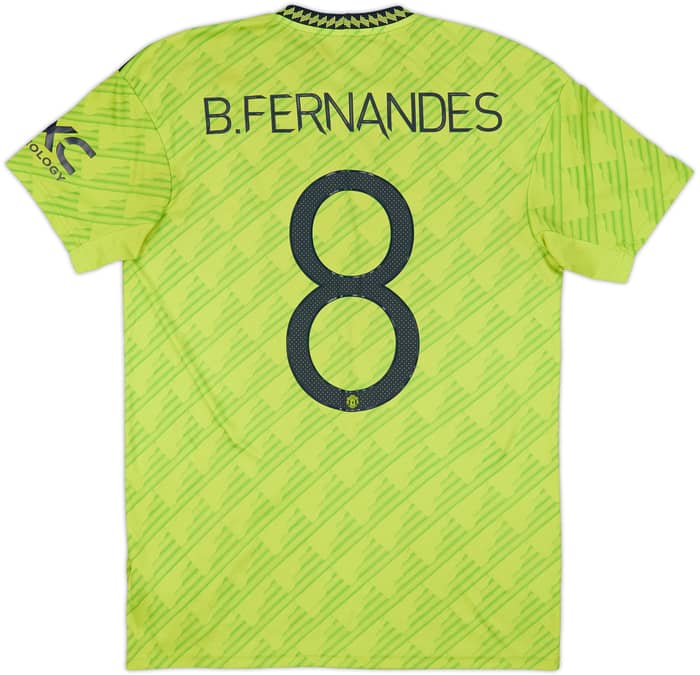 2022-23 Manchester United Third Shirt B.Fernandes #8 - 6/10 - (M)