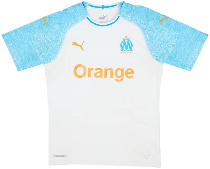 2018-19 Olympique Marseille Home Shirt Balotelli #9 - 6/10 - (M)