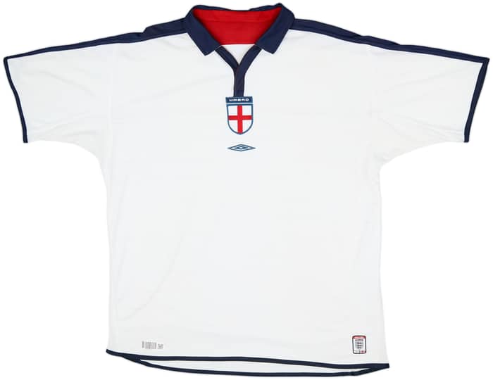 2003-05 England Home Shirt - 5/10 - (XXL)