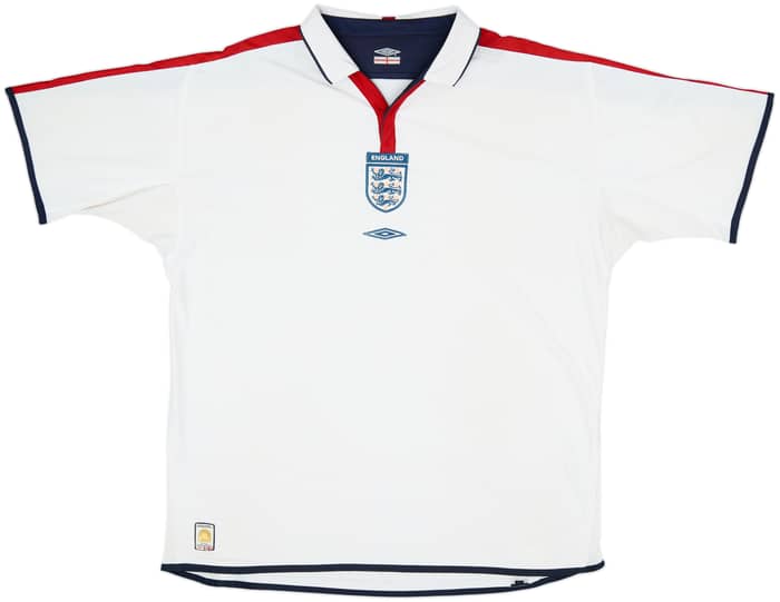 2003-05 England Home Shirt - 5/10 - (XXL)