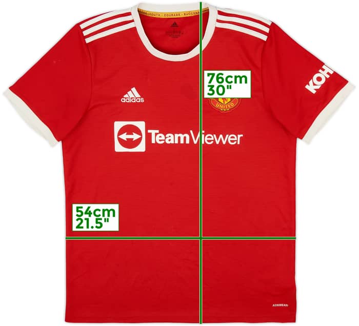 2021-22 Manchester United Home Shirt - 5/10 - (L)