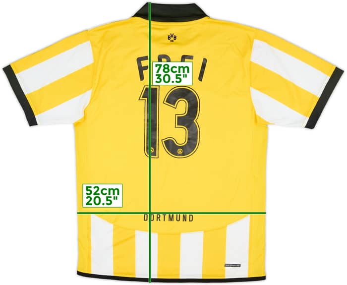 2006-07 Borussia Dortmund Home Shirt Frei #13 - 8/10 - (M)