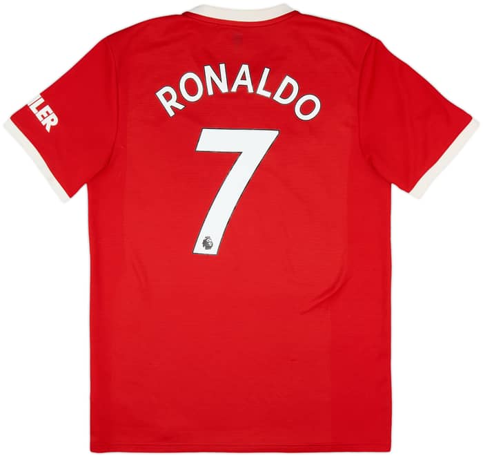 2021-22 Manchester United Home Shirt Ronaldo #7 - 7/10 - (L)