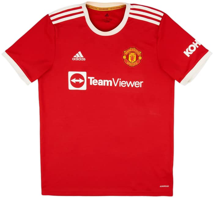 2021-22 Manchester United Home Shirt Ronaldo #7 - 7/10 - (L)