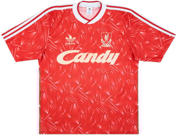 1989-91 Liverpool Home Shirt - 9/10 - (M/L)