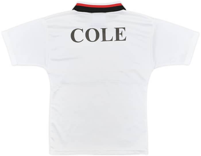 1997-99 Manchester United Away Shirt Cole - 8/10 - (7-8 Years)