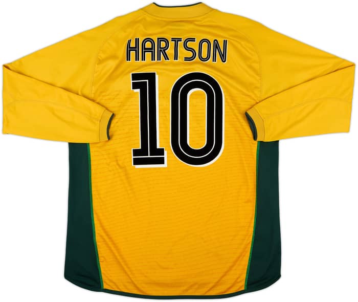 2002-03 Celtic Away L/S Shirt Hartson #10 - 8/10 - (XL)