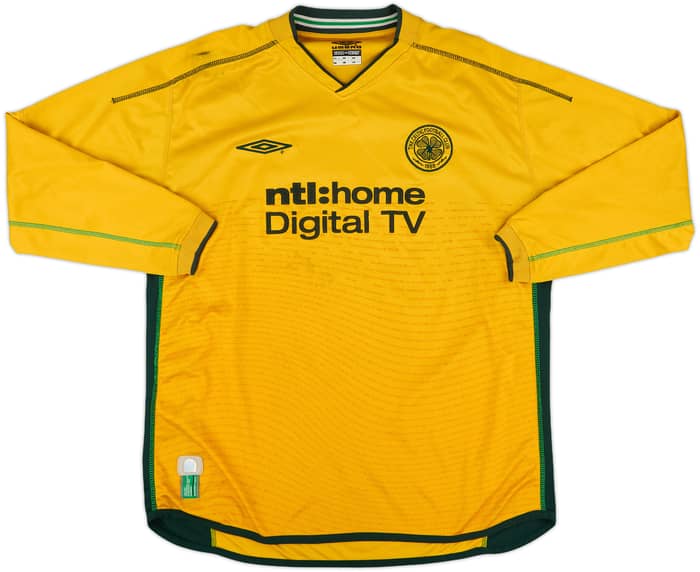 2002-03 Celtic Away L/S Shirt Hartson #10 - 8/10 - (XL)