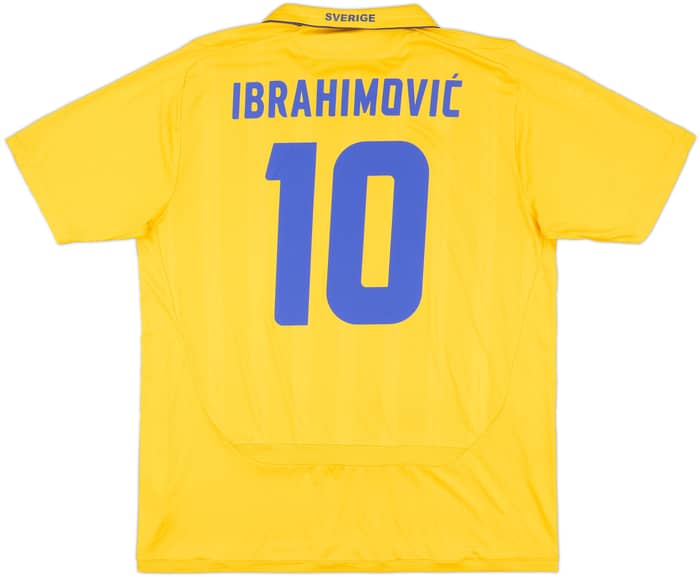 2009-10 Sweden Home Shirt Ibrahimovic #10 - 8/10 - (XL)