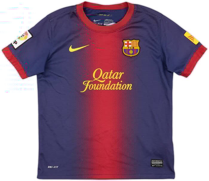 2012-13 Barcelona Home Shirt - 7/10 - (M.Boys)