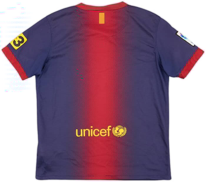 2012-13 Barcelona Home Shirt - 7/10 - (M.Boys)